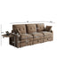 LLappuil 89" Cloud Couch, 3 Seat Sofa with Spacious Under‑Seat Hidden Storage, Chenille Upholstered Sofa Couch with Foldable Tabletop, USB & Type-c Charging Port, Cup Holder for Living Room