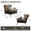LLappuil Accent Chair, Oversized Lounge Chair, Reading Armchair for Living Room, Bedroom