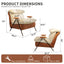 LLappuil Accent Chair, Oversized Lounge Chair, Reading Armchair for Living Room, Bedroom