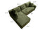 LLappuil 95" Sectional Sofa, Modular Sectional Couch with Right Chaise, Deep Seat Corduroy Cloud Sofa for Living Room