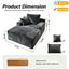 LLappuil Chaise Lounge Chair Indoor, Corduroy Boneless Sofa Bed, Deep Seat Sleeper Couch Reading Chairs, Cloud Sofas Couches for Living Room, No Assembly Required