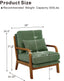 LLappuil Accent Chair, Mid-Century Modern Reading Single Sofa Chair for Living Room Green