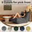 LLappuil Bean Bag Chair, Lazy Sofa Chair for Adults, BeanBag Chair Bean Bag Sofa with Memory Foam for Living Room Bedroom Gray