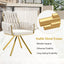 LLappuil Dining Chair Set of 2, 2 Piece Upholstered Accent Chairs for Dining Room, Living Room Beige