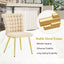 LLappuil Dining Chair Set of 2, 2 Piece Upholstered Accent Chairs for Dining Room, Living Room Beige