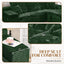 LLappuil 108" Sectional Sofa, Modular Sectional Couch with Left Chaise, Deep Seat Corduroy Cloud Sofa for Living Room Green