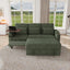 LLappuil 81" Loveseat Sofa with Recliner Chair, 3 Seat Sofa with Pull Out Sofa Bed, Chenille Sofa Couch Convertible Sofa Bed with Tabletop, Cup Holder, USB & Type-c Charging Port for Living Room