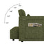 LLappuil Pull Out Sofa Bed Full Size, 65" Loveseat Sofa Convertible Sofa Bed, Chenille Sofa Couch with Small Toptable, Charging Port, Hidden Storage Armrest for Living Room Green