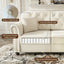 LLappuil Accent Chair with Ottoman, Velvet Reading Single Sofa Chair for Living Room Beige