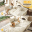 LLappuil 74" Queen Size Pull Out Sofa Bed, Lovseat Sleeper Sofa Couch Convertible Sofa Bed, Velvet Sofa for Living Room Beige