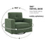 LLappuil 360° Swivel Accent Chair, Mid-century Living Room Chair, Single Sofa Reading Chair for Living Room, Nubby Woven FabricLLappuil 360° Swivel Accent Chair, Mid-century Living Room Chair, Single Sofa Reading Chair for Living Room, Nubby Woven Fabric