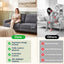 LLappuil 81" Chenille Sofa, Comfy Loveseat Sofa Couch , Mid-Century Upholstered Couch for Living Room