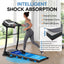 NYBOPAVIS Treadmill for Home, 2.5 HP Quiet Brushless Motor Treadmill 300 lbs Capacity, Folding Treadmill with 3 Level Incline, 7.5MPH