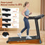 NYBOPAVIS Treadmill for Home, 4.0 HP Treadmill 500 lbs Capacity, Hydraulic System Auto-Folding Treadmill with Type C & USB Charge Station , 12MPH, Bluetooth Speaker