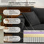 LLappuil 94" Boneless Couch, Corduroy 3 Seat Sofa, Deep Seat Cloud Sofa Couch for Living Room