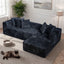 LLappuil 108" Sectional Sofa, Modular Sectional Couch with Left Chaise, Boneless Chenille Cloud Sofa Couch for Living Room