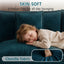 LLappuil 71" Loveseat Sofa, Modular Sectional Couch with Movable Ottoman, Chenille Cloud Sofa Couch for Living Room