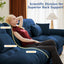 LLappuil 94" Loveseat Sofa, Modular Sectional Sofa with Movable Ottoman, Oversized Velvet Cloud Couch for Living Room