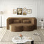 LLappuil Full Size Futon Convertible Sleeper Sofa Bed, 78" Corduroy Loveseat Floor Sofa Couch for Living Room