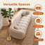 LLappuil 98" Cloud Couch, Oversized Boneless Compressed Sofa, Corduroy 3 Seater Sofa Couch with Bubble Channel Tufted for Living Room, No Assembly Required