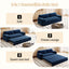 LLappuil 66" Loveseat Sofa, Pull Out Sofa Bed Queen Size, Velvet Sofa Couch Convertible Sofa Bed for Living Room