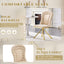LLappuil Dining Chair Set of 2, 2 Piece Upholstered Accent Chairs for Dining Room, Living Room Beige