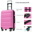 LLappuil 6 Piece Luggage Set, ABS Hardshell Suitcases with Dual Spinner Wheels for Travel & Business