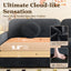 LLappuil Pull Out Sofa Bed King Size, Loveseat Sofa Covertible Sofa Bed, Chenille Sofa Couch with USB Port, Side Pocket for Living Room