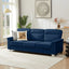LLappuil 82" Velvet Sofa, 3 Seater Sofa Couch for Living Room Blue