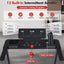 LLappuil Treadmill for Home, 3.0 HP Treadmill 300 lbs Capacity, Foldable Treadmills with 8% Incline, 4 Adjustable Support Feet