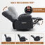 LLappuil Recliner Chair, 360° Swivel Recliner Chair, Nursery Glider Rocker Recliner Chair, Single Reading Chair with Side Pockets for Living Room, Bedroom Gray