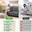 LLappuil 81" Corduroy Sofa, Comfy Loveseat Sofa Couch , Mid-Century Upholstered Couch for Living Room