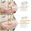 LLappuil 79" Futon Sofa Bed, Boneless Sofa Convertible Sofa Bed Full Size, Corduroy Loveseat Floor Sofa Couch for Living Room