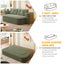 LLappuil 79" Futon Sofa Bed, Boneless Sofa Convertible Sofa Bed Full Size, Corduroy Loveseat Floor Sofa Couch for Living Room
