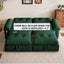 LLappuil 77" Pull Out Sofa Bed Queen Size, Loveseat Sofa Convertible Sleeper Sofa Bed, Flannelette Fabric Sofa Couch for Living Room Green