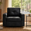 LLappuil 360° Swivel Accent Chair, Mid-century Living Room Chair, Single Sofa Reading Chair for Living Room, Nubby Woven Fabric