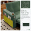 LLappuil 73" Pull Out Sofa Bed Queen Size, Loveseat Sofa Convertible Sleeper Sofa Bed, Corduroy Sofa Couch for Living Room Green