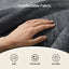 LLappuil Bean Bag Chair with Ottoman, Lazy Sofa Chair for Adults, Memory Foam Bean Bag Chairs with Filler Included for Living Room Bedroom Gray