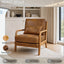 LLappuil Accent Chair, Mid-Century Modern Reading Single Sofa Chair for Living Room, Foil Fabric