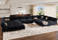 NYBOPAVIS Modular Sectional Sofa, 14 Seat Modular Sectional Couch with Storage, Oversized Deep Seat Chenille Sofa for Living Room