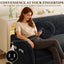 LLappuil Pull Out Sofa Bed Queen Size, Loveseat Sofa Covertible Sofa Bed, Chenille Sofa Couch with USB Port, Side Pocket for Living Room Black