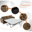 LLappuil Pull Out Sofa Bed Queen Size, 82" 3 Seat Sofa Convertible Sofa Bed, Velvet Sofa Couch with Memory Foam Mattress for Living Room Brown