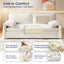 LLappuil 80" Corduroy Sofa, Pull Out Sofa Bed King Size, Loveseat Sofa Convertible Sofa Bed for Living Room