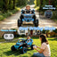 LLappuil 24V 2-Seater Ride On Car, 400W Kids All-Terrain Ride On Toys with Remote Control, 4 Wheel Suspension, Power display, Bluetooth, MP3 Music, LED Light for Age 3+ Years Old