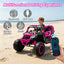 LLappuil 24V 2-Seater Ride On Car, 400W Kids All-Terrain Ride On Toys with Remote Control, 4 Wheel Suspension, Power display, Bluetooth, MP3 Music, LED Light for Age 3+ Years Old