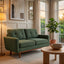 LLappuil 65" Loveseat Sofa, Love Seat Small Sofa Couch for Living Room, Bedroom, Compact Space, Polyester Green