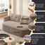 LLappuil 79" Futon Sofa Bed, Boneless Sofa Convertible Sofa Bed Full Size, Corduroy Loveseat Floor Sofa Couch for Living Room