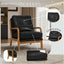 LLappuil Accent Chair, Mid-Century Modern Reading Single Sofa Chair for Living Room, Foil Fabric