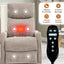 LLappuil Recliner Chair, 360° Swivel Massage Recliner Chair with Heat, Nursery Glider Rocker Recliner Chair for Living Room, Bedroom, Chenille Khaki