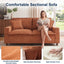 LLappuil 81" Chenille Sofa, Comfy Loveseat Sofa Couch , Mid-Century Upholstered Couch for Living Room Gray